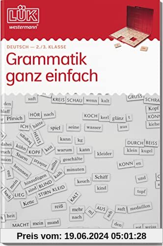 LÜK-Übungshefte / LÜK: Deutsch / 2. Klasse - Deutsch: Grammatik ganz einfach (LÜK-Übungshefte: Deutsch)